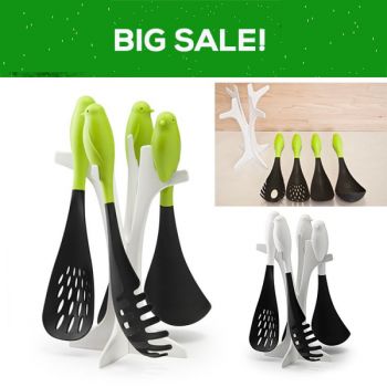4 Pcs Kitchen Sparrow Service Set - Black - Kitchen Tools - Best Price in Pakistan - HitShop.pk